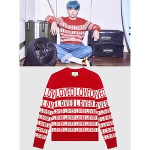 NWT Gucci Kids Red Lovd sweater Size 6